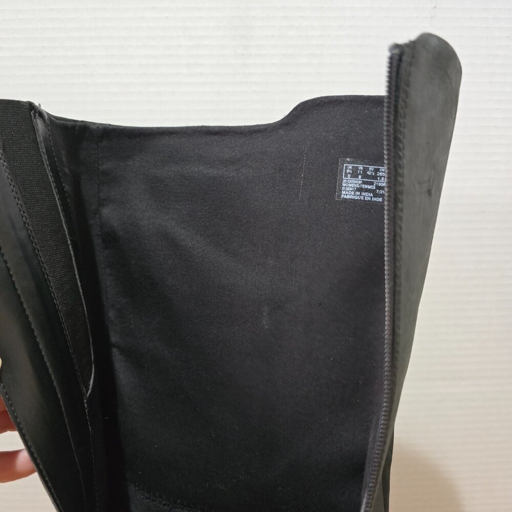 Clarks Collection Women's Ultimate Comfort Riding Boots Black Leather Size 11M - Picture 11 of 12